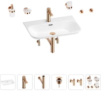 Раковина для ванной Wellsee Eclatant 2.0 в наборе 9 в 1 201007529