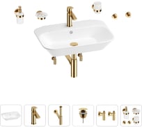 Раковина для ванной Wellsee Eclatant в наборе 9 в 1 201007483