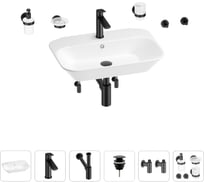 Раковина для ванной Wellsee Eclatant в наборе 9 в 1 201007452