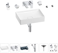Раковина для ванной Wellsee Pure BY Wellsee в наборе 8 в 1 201006361