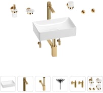 Раковина для ванной Wellsee Pure BY Wellsee в наборе 9 в 1 201006293