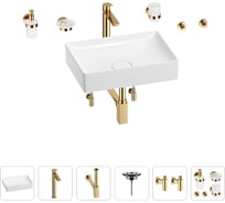 Раковина для ванной Wellsee Pure BY Wellsee в наборе 9 в 1 201006373