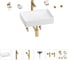Раковина для ванной Wellsee Pure BY Wellsee в наборе 9 в 1 201006373 1
