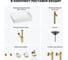 Раковина для ванной Wellsee Pure BY Wellsee в наборе 9 в 1 201006373 8