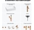 Раковина для ванной Wellsee Pure BY Wellsee в наборе 9 в 1 201006294 8