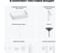 Раковина для ванной Wellsee Pure BY Wellsee в наборе 9 в 1 201006295 8