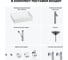 Раковина для ванной Wellsee Pure BY Wellsee в наборе 9 в 1 201006351 8