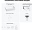 Раковина для ванной Wellsee Pure BY Wellsee в наборе 8 в 1 201006345 8