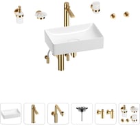Раковина для ванной Wellsee Pure BY Wellsee в наборе 9 в 1 201006338