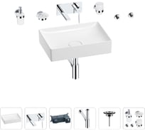 Раковина для ванной Wellsee Pure BY Wellsee в наборе 8 в 1 201006366