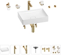 Раковина для ванной Wellsee Pure BY Wellsee в наборе 9 в 1 201006353