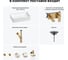 Раковина для ванной Wellsee Pure BY Wellsee в наборе 8 в 1 201006328 8