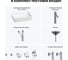 Раковина для ванной Wellsee Pure BY Wellsee в наборе 9 в 1 201006276 8