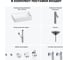 Раковина для ванной Wellsee Pure BY Wellsee в наборе 9 в 1 201006321 8