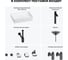 Раковина для ванной Wellsee Pure BY Wellsee в наборе 9 в 1 201006372 8
