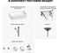 Раковина для ванной Wellsee Pure BY Wellsee в наборе 8 в 1 201006316 8