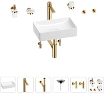 Раковина для ванной Wellsee Pure BY Wellsee в наборе 9 в 1 201006323