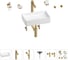 Раковина для ванной Wellsee Pure BY Wellsee в наборе 9 в 1 201006323 1