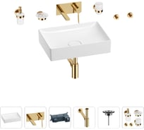 Раковина для ванной Wellsee Pure BY Wellsee в наборе 8 в 1 201006368