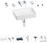 Раковина для ванной Wellsee Pure BY Wellsee в наборе 8 в 1 201006386
