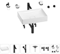 Раковина для ванной Wellsee Pure BY Wellsee в наборе 9 в 1 201006417