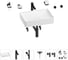 Раковина для ванной Wellsee Pure BY Wellsee в наборе 9 в 1 201006417 1
