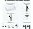 Раковина для ванной Wellsee Pure BY Wellsee в наборе 9 в 1 201006417 8
