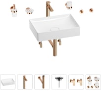 Раковина для ванной Wellsee Pure BY Wellsee в наборе 9 в 1 201006394