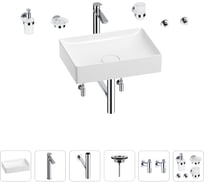 Раковина для ванной Wellsee Pure BY Wellsee в наборе 9 в 1 201006391
