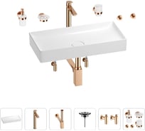 Раковина для ванной Wellsee Pure BY Wellsee в наборе 9 в 1 201006474