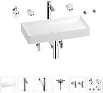 Раковина для ванной Wellsee Pure BY Wellsee в наборе 9 в 1 201006451