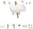 Раковина для ванной Wellsee Pure BY Wellsee в наборе 9 в 1 201006398 1
