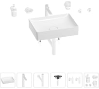 Раковина для ванной Wellsee Pure BY Wellsee в наборе 9 в 1 201006400