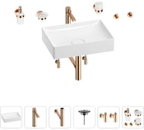 Раковина для ванной Wellsee Pure BY Wellsee в наборе 9 в 1 201006399