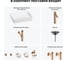Раковина для ванной Wellsee Pure BY Wellsee в наборе 9 в 1 201006399 8