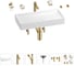 Раковина для ванной Wellsee Pure BY Wellsee в наборе 9 в 1 201006458 1