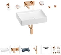 Раковина для ванной Wellsee Pure BY Wellsee в наборе 8 в 1 201006389
