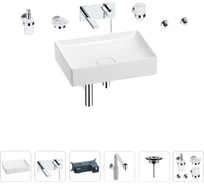 Раковина для ванной Wellsee Pure BY Wellsee в наборе 8 в 1 201006446