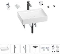 Раковина для ванной Wellsee Pure BY Wellsee в наборе 9 в 1 201006411