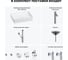 Раковина для ванной Wellsee Pure BY Wellsee в наборе 9 в 1 201006411 8
