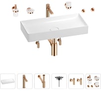 Раковина для ванной Wellsee Pure BY Wellsee в наборе 9 в 1 201006459