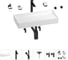 Раковина для ванной Wellsee Pure BY Wellsee в наборе 9 в 1 201006472 1
