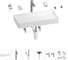 Раковина для ванной Wellsee Pure BY Wellsee в наборе 9 в 1 201006471 1