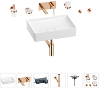 Раковина для ванной Wellsee Pure BY Wellsee в наборе 8 в 1 201006429