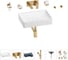 Раковина для ванной Wellsee Pure BY Wellsee в наборе 8 в 1 201006383 1