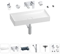 Раковина для ванной Wellsee Pure BY Wellsee в наборе 8 в 1 201006461