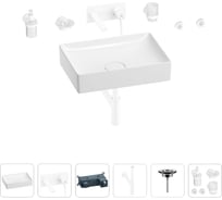 Раковина для ванной Wellsee Pure BY Wellsee в наборе 8 в 1 201006430