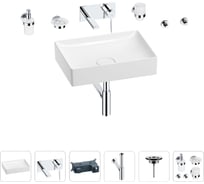 Раковина для ванной Wellsee Pure BY Wellsee в наборе 8 в 1 201006426