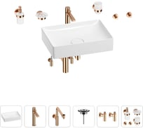 Раковина для ванной Wellsee Pure BY Wellsee в наборе 9 в 1 201006439