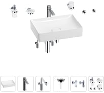 Раковина для ванной Wellsee Pure BY Wellsee в наборе 9 в 1 201006436